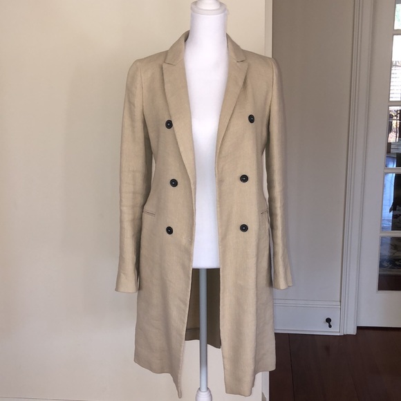 Zara beige long blazer. Size XS. - Picture 2 of 9